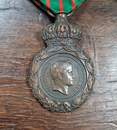 Saint Helena, original decoration with old ribbon. Sample 1