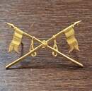 Pre-war or early WWI BELGIUM. Lancer officer's insignia. Old new stock.