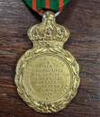 Saint Helena medal, original gilded decoration with old ribbon.