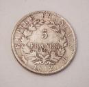 Coin 5 francs, silver aspect, copy