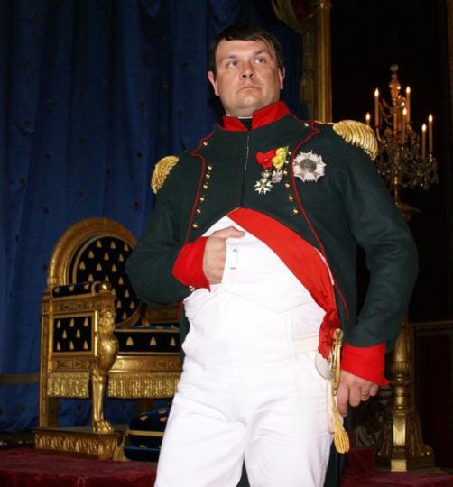 Colonel de chasseur a cheval de la garde, the emperor's favourite uniform!