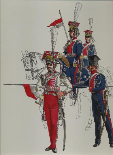 Les uniformes des guerres napoleoniennes, editions Quatuor. Numéroté 958/990