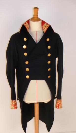 Revolution: 17 th aug 1798 regulation type jacket for general de division, petite tenue de campagne
