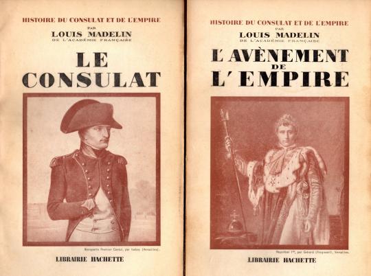 16 tomes- L. Madelin- Histoire du Consulat et de l'Empire - Hachette 