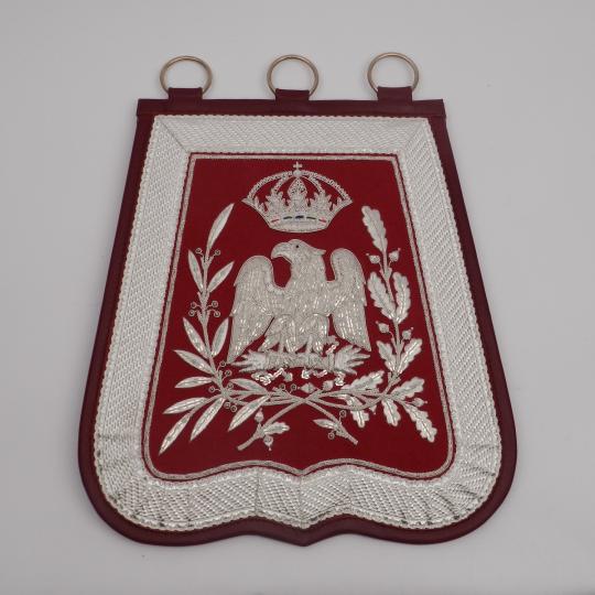 Sabretache for senior officer with silver embroideries