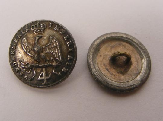 Buttons of Gendarmerie Impériale, diam 18 mm, price by one