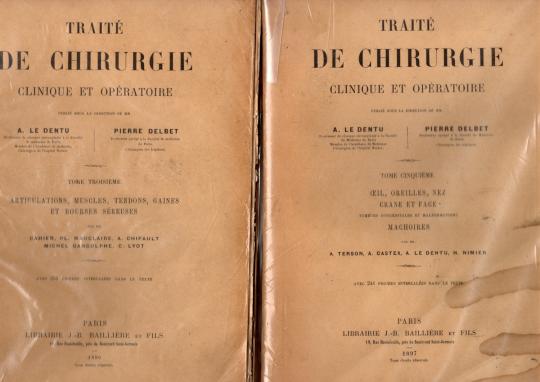 Traité de chirurgie clinique et opératoire. A. Le Dentu, P. Delbet 1896/1897 