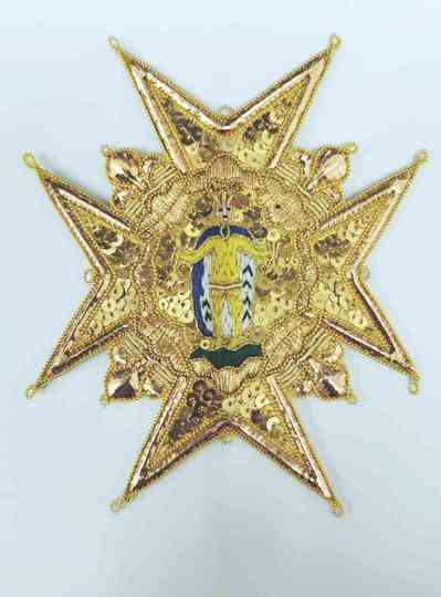 Ordre de saint louis, plaque de grand croix, or , type 2