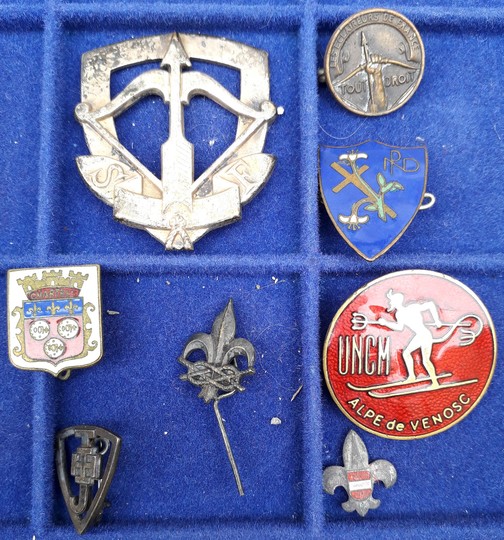 8 Pins circa 1940-1950, mostly from catholic institutions