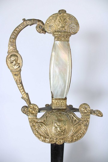 Sword court for officer, circa 1830