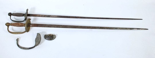 2 swords 1816 type + one belgian hilt