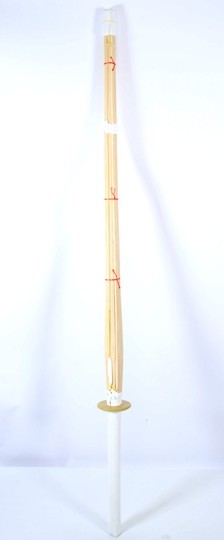 Shinai in bamboo and leather 120 cm long