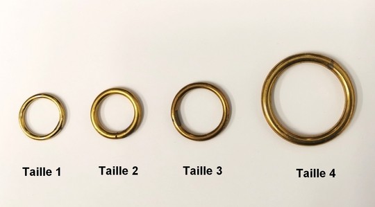 Brass rings - Different diameters- Price by one