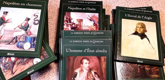 La glorieuse épopée de Napoléon, Éditions Atlas, 18 volumes