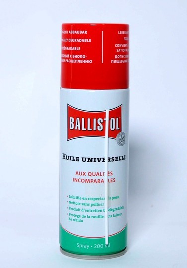 Ballistol spay- Protection for metal pieces