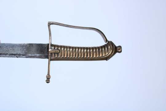 Sabre of royalty period, used during revolution with a new blade