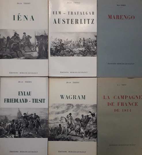 Lot de 6 livres de Jean Thiry