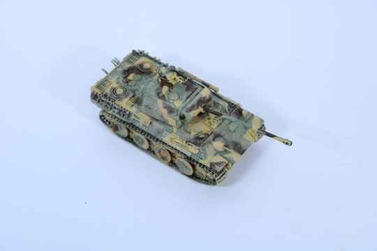 German tank Panther number R 01 - made by Corgi - Normandy battle