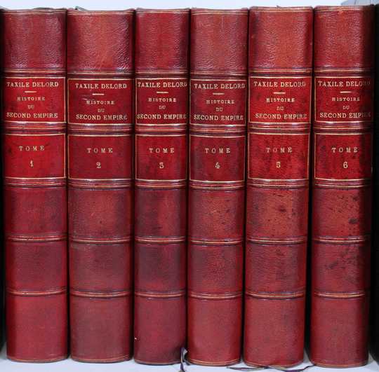 Taxile Delord. Histoire du second Empire en 6 tomes. 1869 à 1876. Germer Baillières Éditeur
