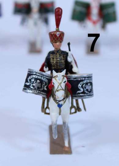 Figurine 7: timpanist of 1st reg of cuirassier by Lucotte 