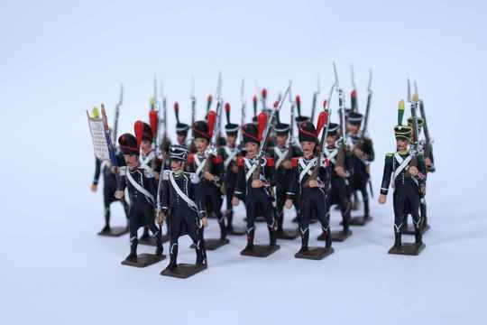 21 soldiers light infantry