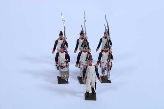 7 infantry soldiers of revolution period