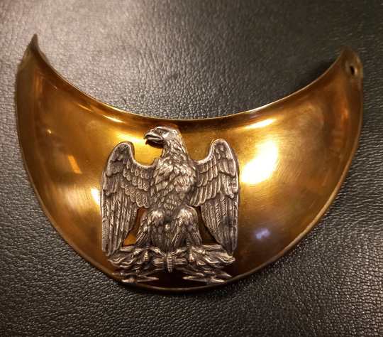 Gorget for infantry officer, Second Empire. 