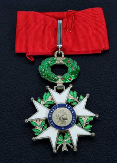 Légion d'honneur commandeur medal, 5th republic. From 1958 