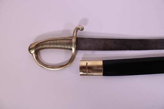 Sabre briquet, Empire type, made by Manufacture de VERSAILLES. Used during restoration.
