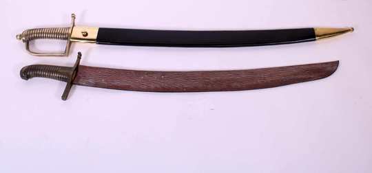 2 sabres briquet around 1760-1790