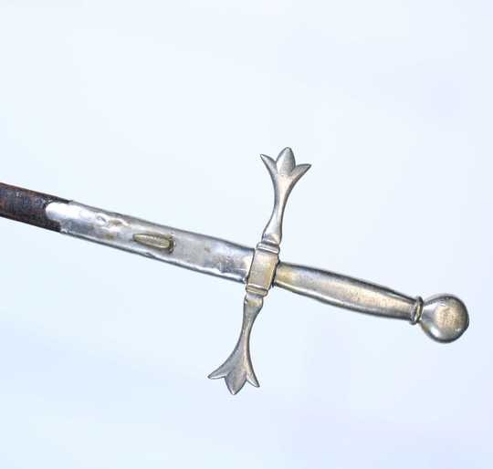 Silverplated sword for ceremony or theater, circa 1900