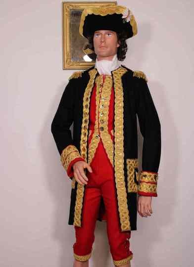 Uniform of La Pérouse, end of Louis XVI period.