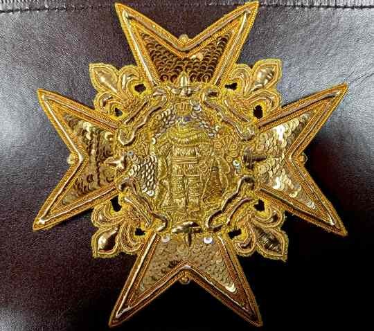 Ordre de saint louis, plaque de grand croix, or, type 1