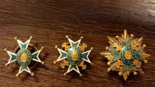 Ordre de Saint Lazare. Decorations for buttonholes