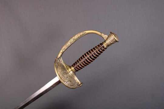 Sword for senior officers of health services. regulation type 15/11/1837 and 07/05/1838. Sample 2