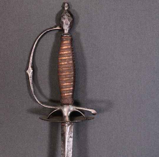 Small sword, circa 1770-1790...and later.