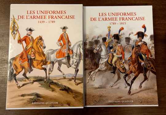 Les uniformes de l'armée française 1439-1815 par Marbot, en 2 tomes sous coffret