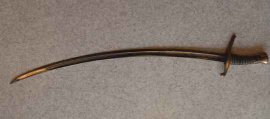 Mounted artillry sabre, trooper, 1829 type. Transformed in a 