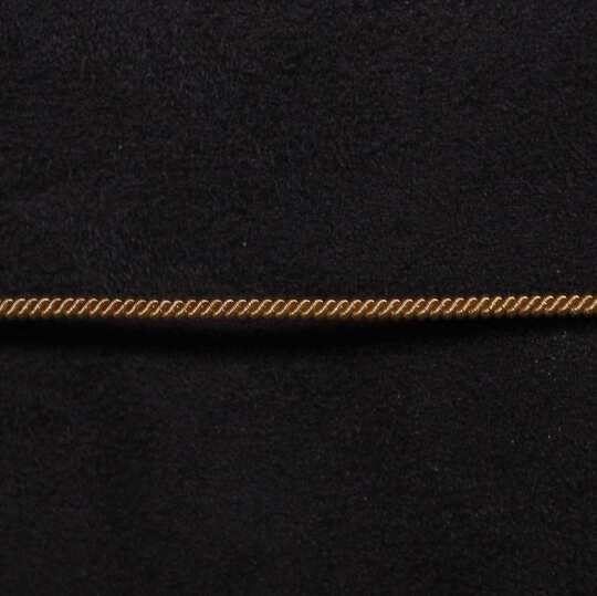 Torsades Gold 2mm -  Old French manufacturing - Sold by Meter