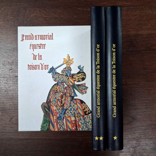 Grand Armorial équestre de la Toison d'Or. Numéroté 73/1100. Éditions du Gui. Michel Pastoureau, Michel Popoff