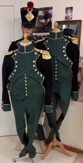 Canonnier garde côte, officer, 1806-1812, with shako