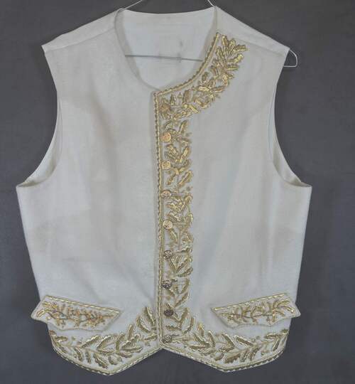 Embroidered waistcoat for general