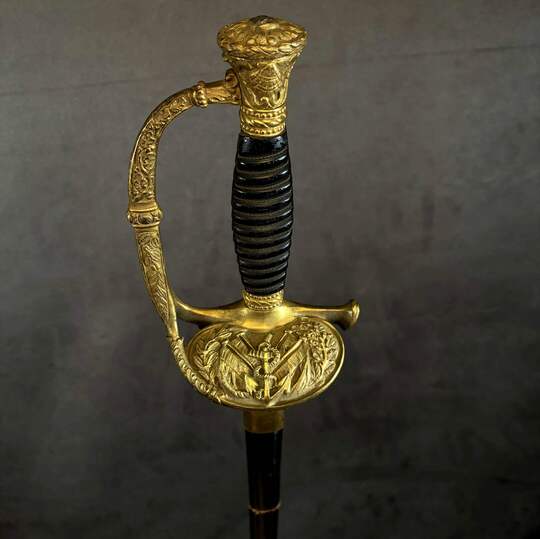 Marine officer sword, 1837 type, modified. 3 rd Republic.