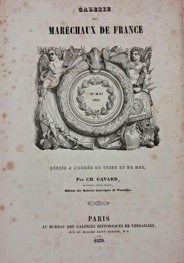 Galerie des maréchaux de France. Published in 1839