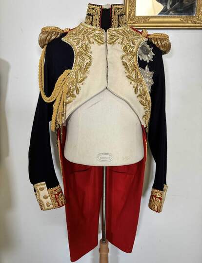 Uniform of Dorsenne. Price including epaulettes, 2 breast stars, and aiguillettes