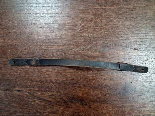 Complete chin strap for Model 1884 enlisted men's kepi. New old stock. Manufactured by Éts David.