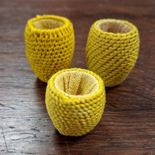 Plume-holder cone trimmed with cord, produced by Éts David, Belle Époque. New old stock. - copie - copie