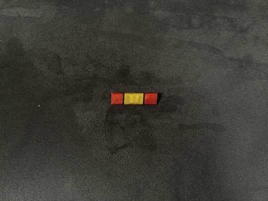BELGIUM. Commemorative medal for campaign of 1914- 1918 (miniature/ribbon bar version). Produced by Éts David prior to 1960. 