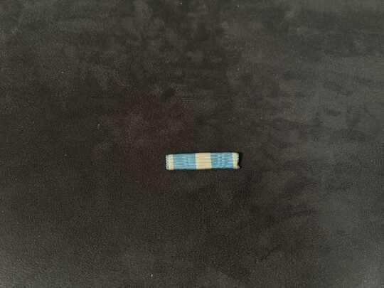 BELGIUM. Commemorative colonial medal  (miniature/ribbon bar version). Produced by Éts David prior to 1960. 