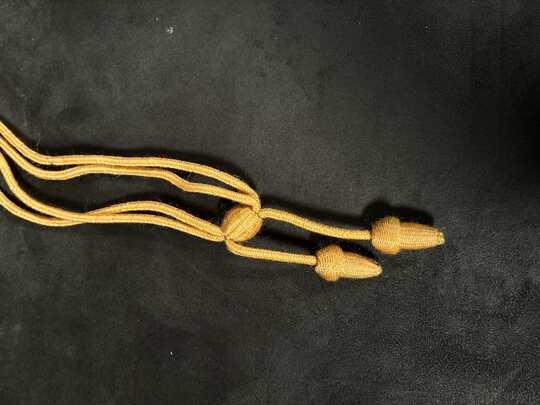 World War I cavalry hat cord. Original 1917 stock. 2 in stock at time of listing!